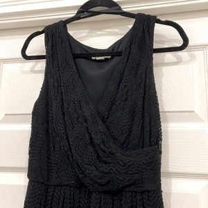 Coldwater Creek Black Knit Maxi Dress